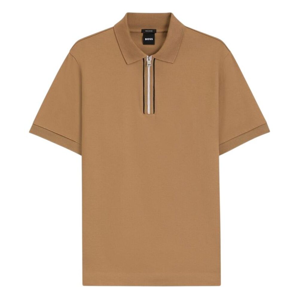 Boss Mens Short-Sleeved Polo Shirt / Medium Beige